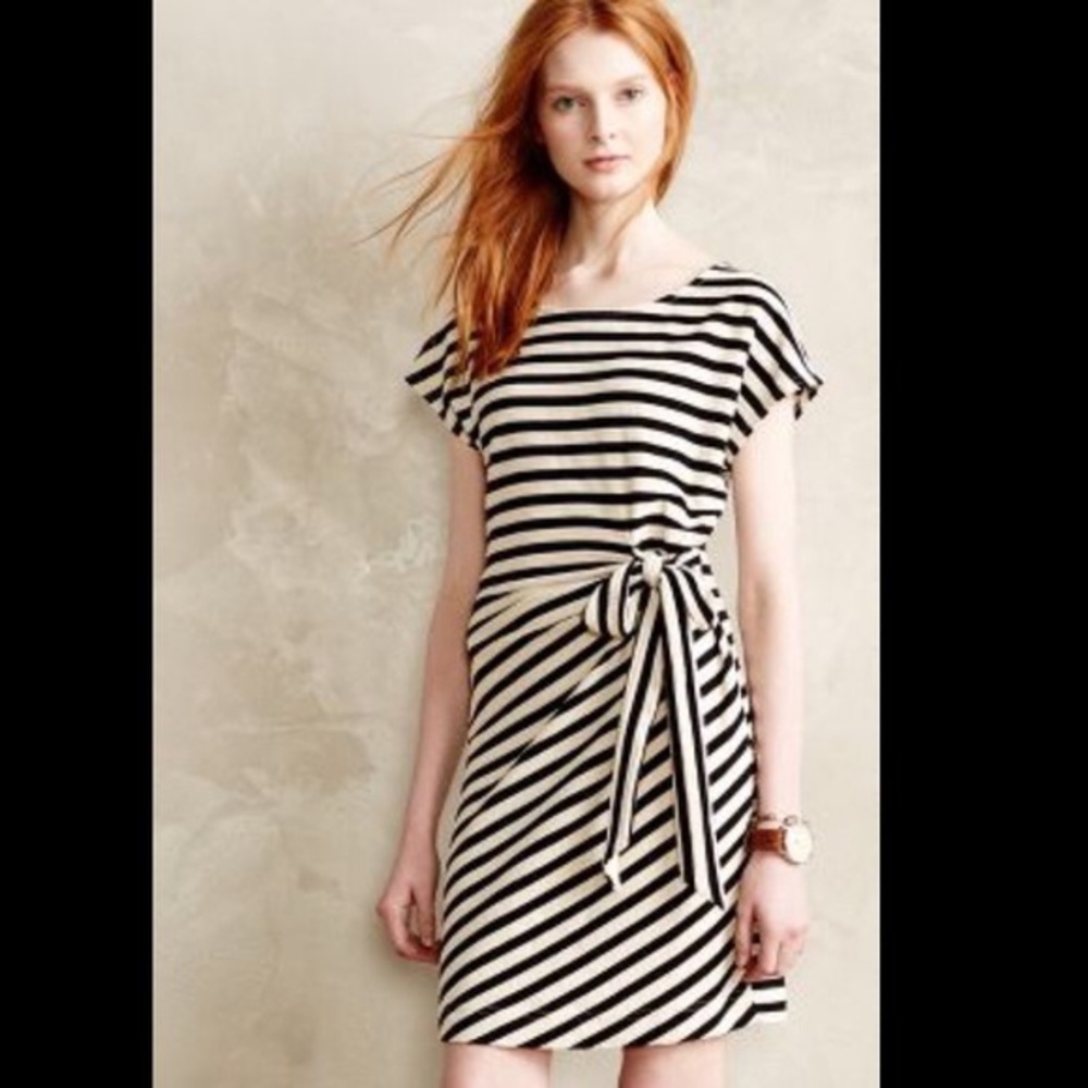 Anthropologie Short Striped Dress